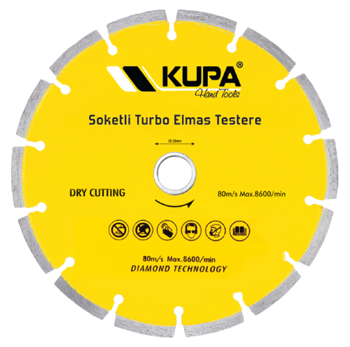 KUPA SOKETLİ ELMAS TESTERE 115 mm KUP7016